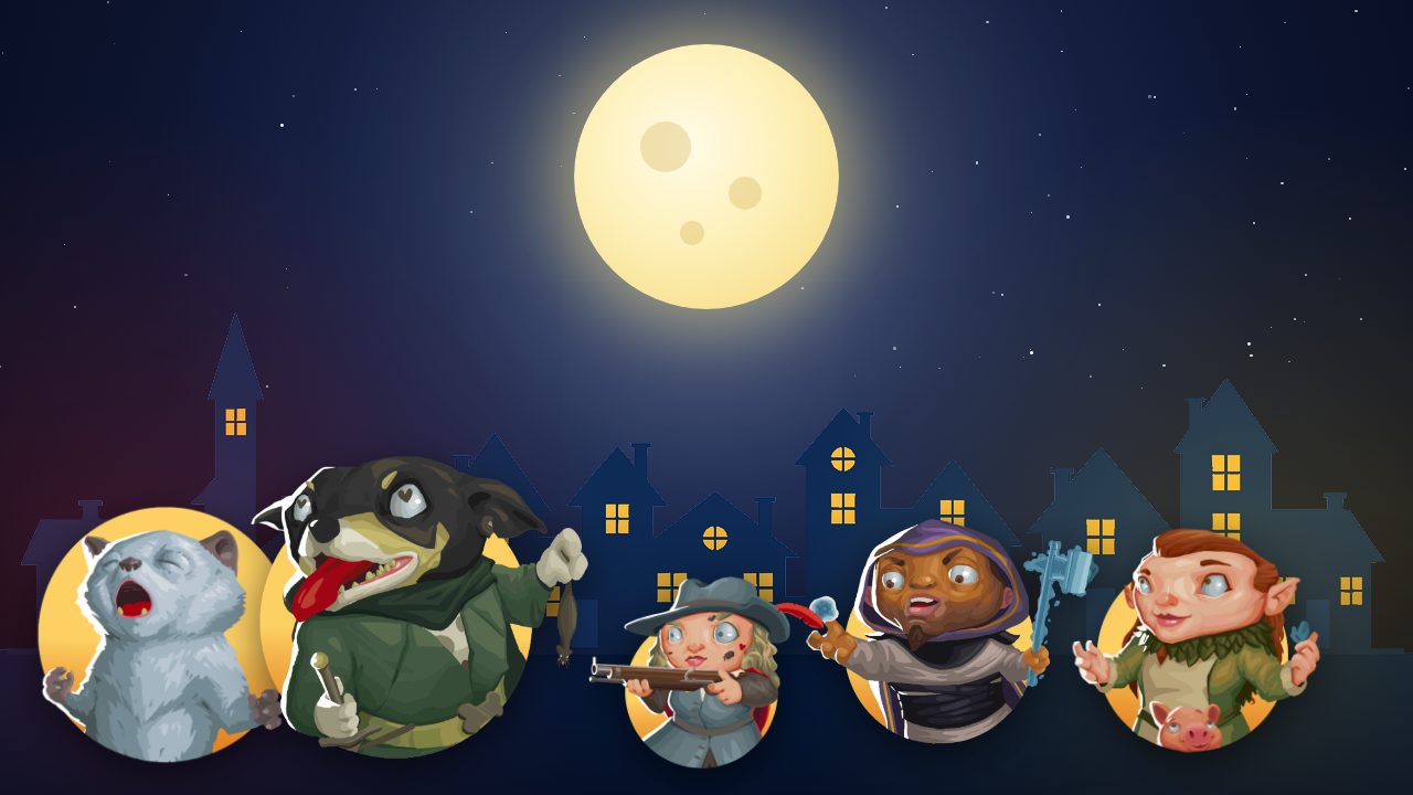 ภาพปกเกม Werewolf หมาป่าล่าชาวบ้านในหมู่บ้านยามค่ำคืน